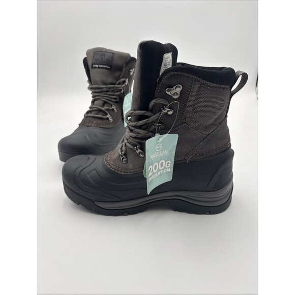 Magellan Outdoors Mens 177852 Thinsulate Suede Leather Size 7 D Duck/Work Boots - Picture 1 of 8